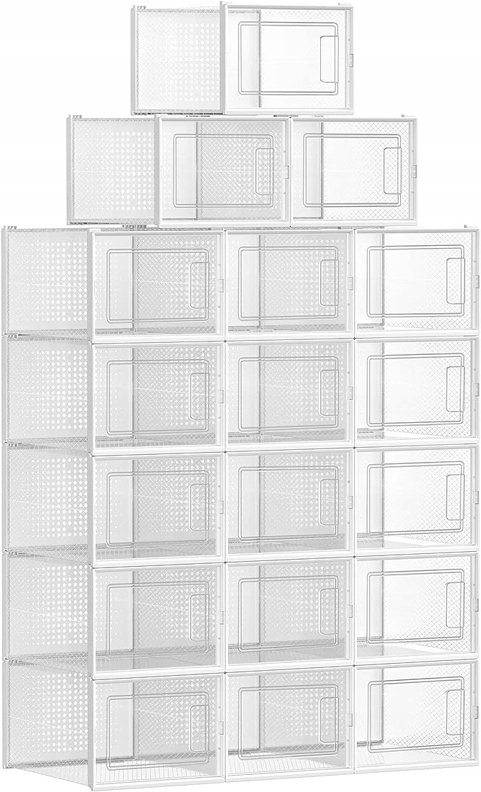 Organizér Na Boty Sada 18 Kusů Krabička Zásobník Na Obuv Do Šatníku