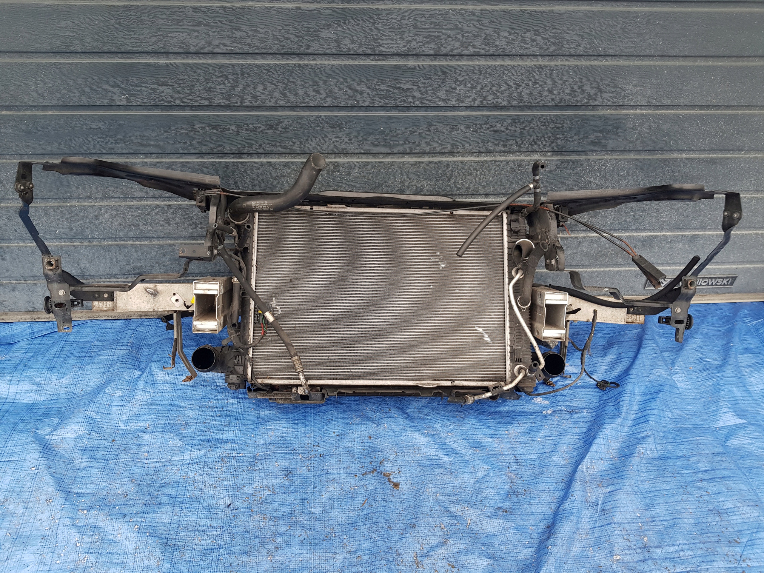 support panel for radiators radiator MERCEDES W204 2.2 CDI 651 AUTOMAT