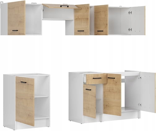 Zestaw Kuchenny Sara Line 240 Marka Black Red White