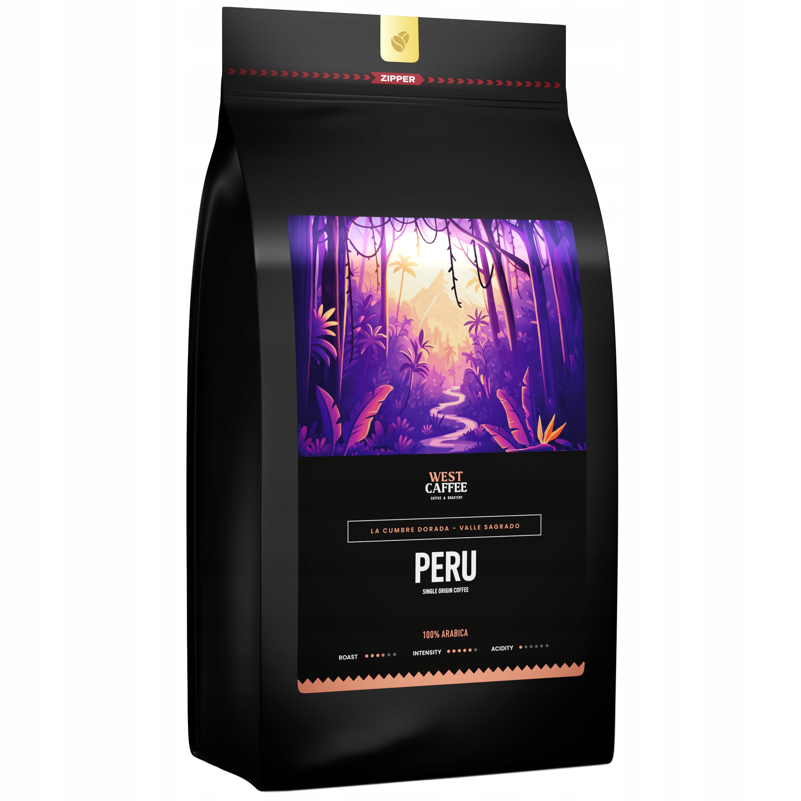 Levně Káva zrnková Peru 1 kg Čerstvě pražená 100% Arabica La Cumbre Dorada