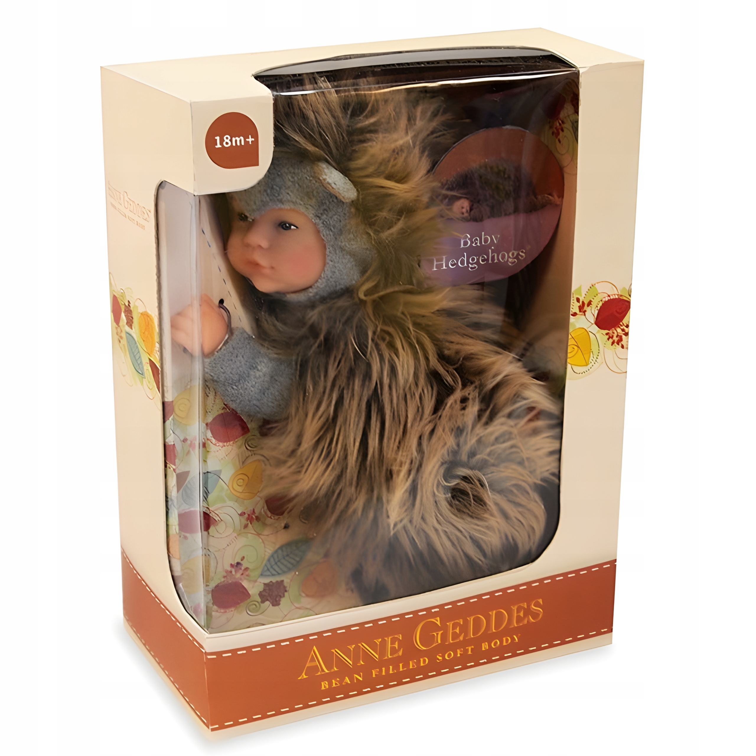 Anne Geddes lalka niemowlę śpiący jeż jeżyk 23 cm
