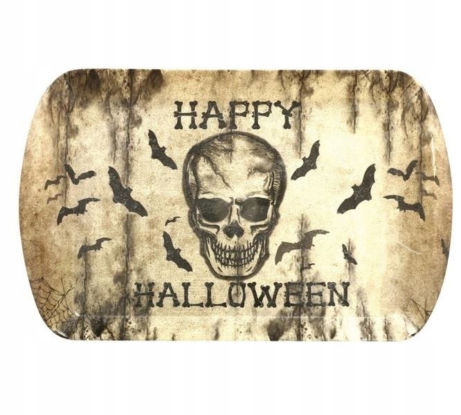 

Taca Beżowa Z Czaszką Czaszka Halloween