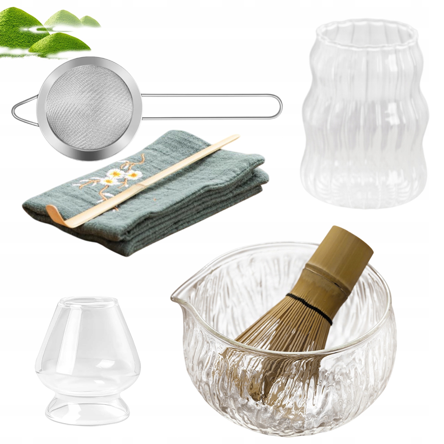 Levně 7DÍLNÁ Sada Matcha Je Ideálním Dárek Pro Milovníky Čaje