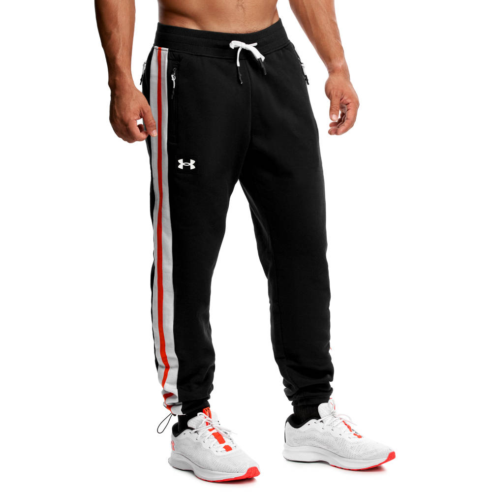 Under Armour pánské tepláky 1366304-001 černé velikost XL