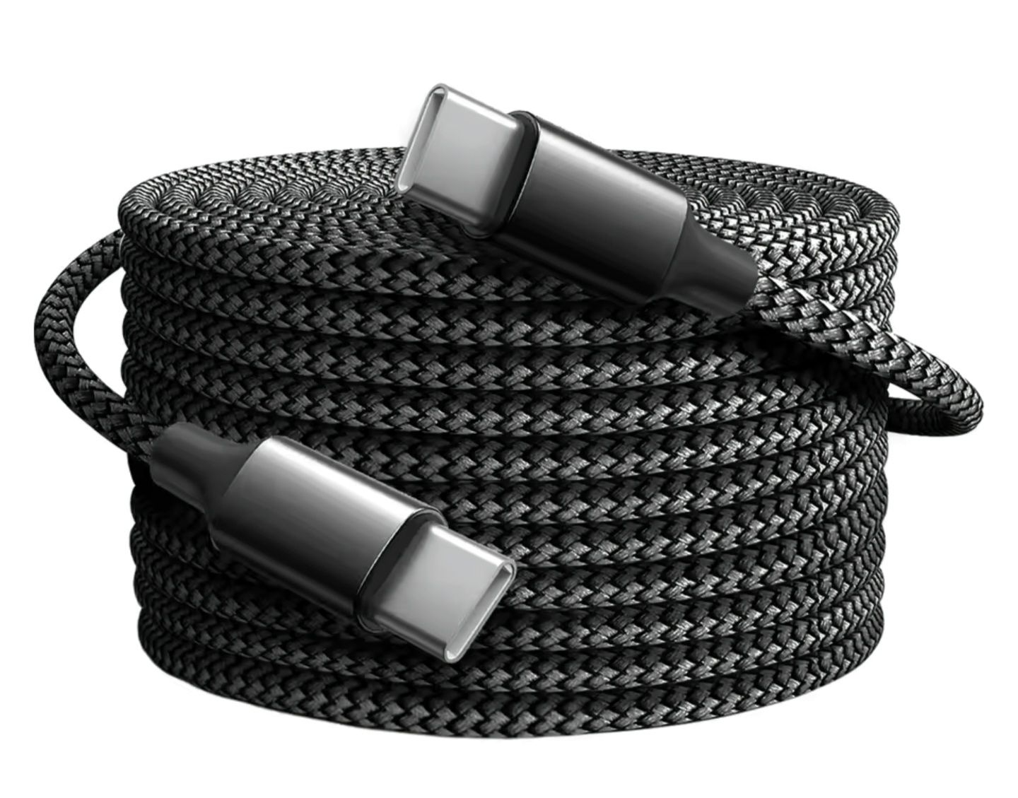 Czarny Kabel Usb-c Usb-c 10m (10 metrów) Usb C Usb C 6A 60W