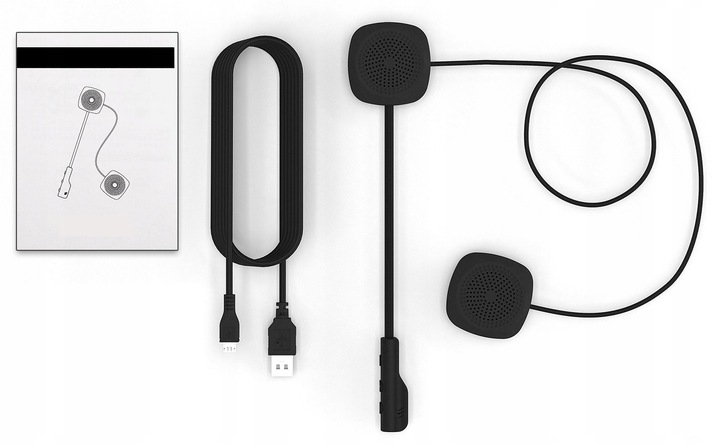SŁUCHAWKI BLUETOOTH KASK MOTOCYKL DO KASKU MUZYKA ZESTAW SŁUCHAWKOWY BT8 Typ mikrofonu integralny