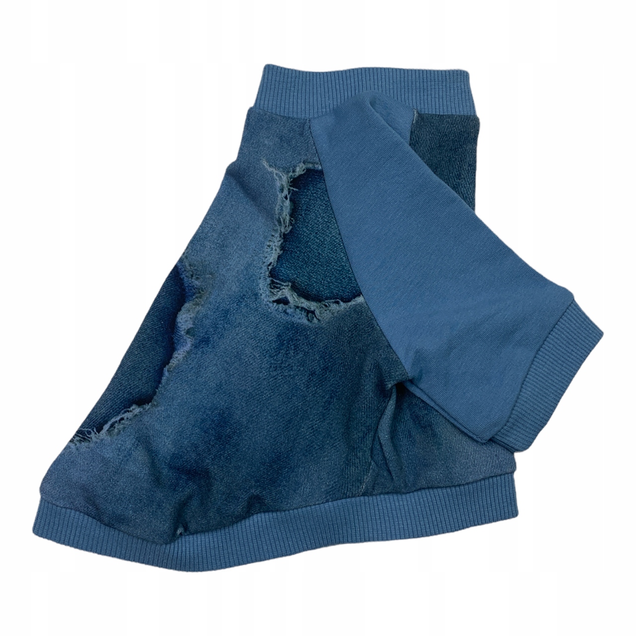 Levně Mikina pro psa s raglánovým rukávem Roztrhané džíny velikost XL