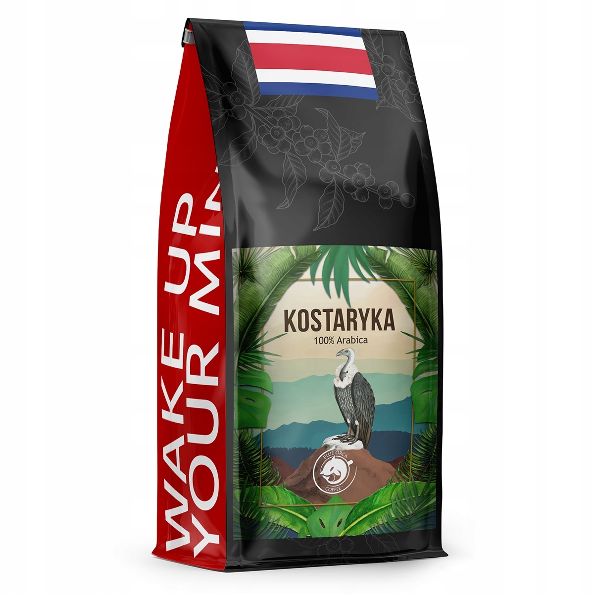 Levně Káva Zrnková Kostarika Čerstvě pražená 500 g 100% Arabica Modrá Orca