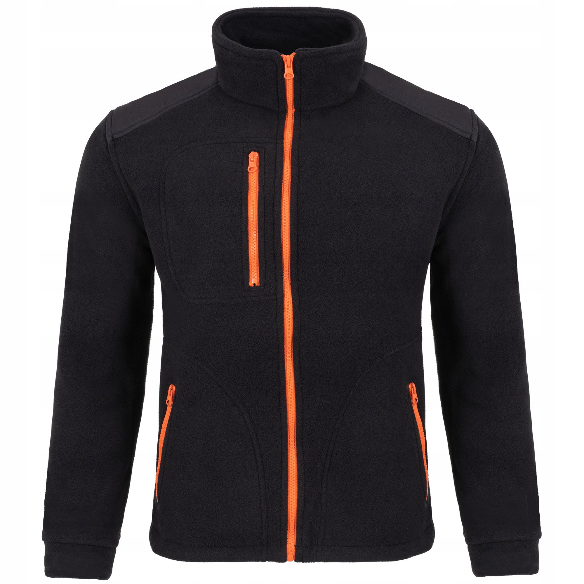 

Bluza polar Męski 340g Gruba Black/Orange S
