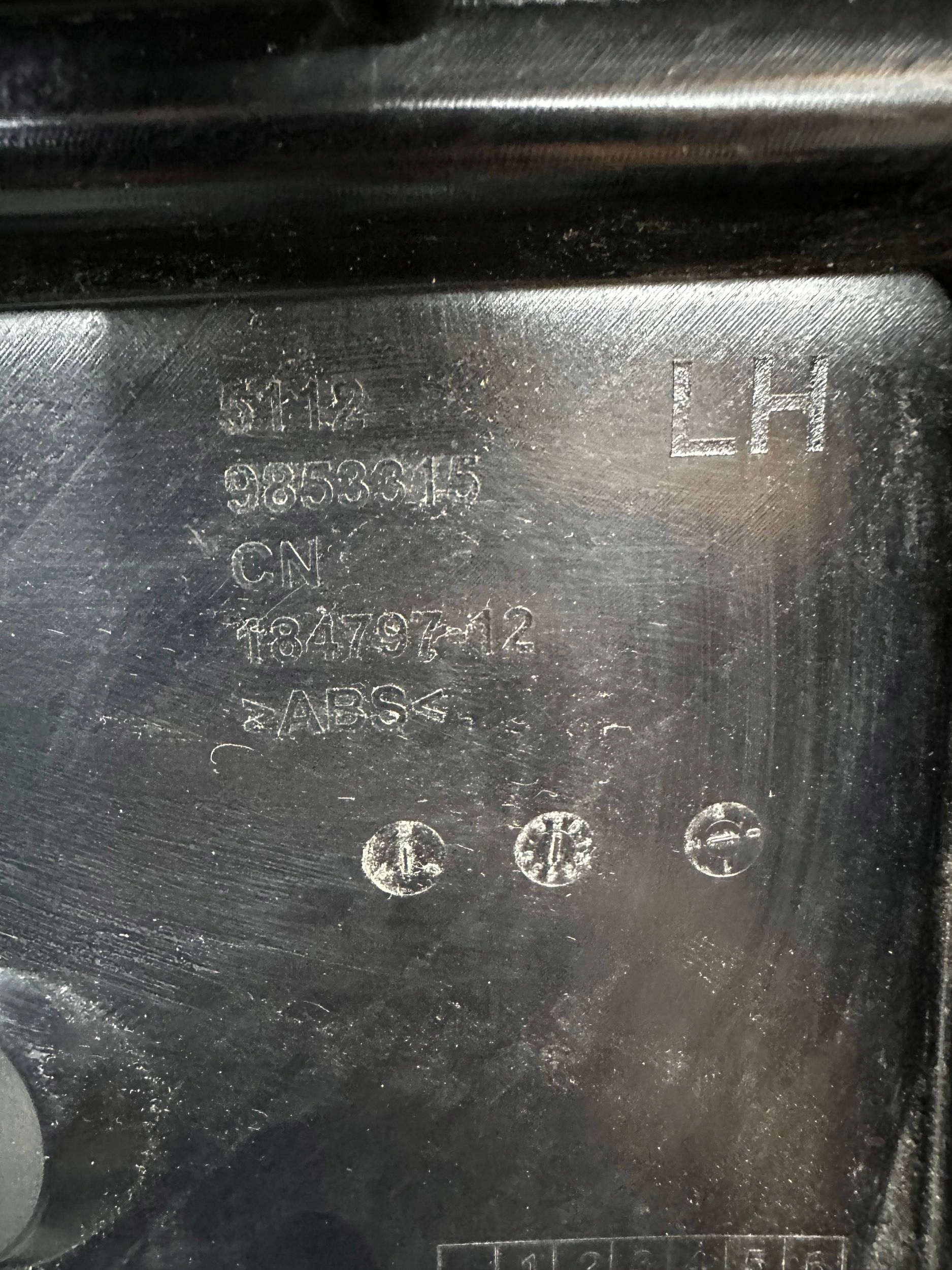 Console narozny Pare choc Arrière BMW iX3 G08 9853315