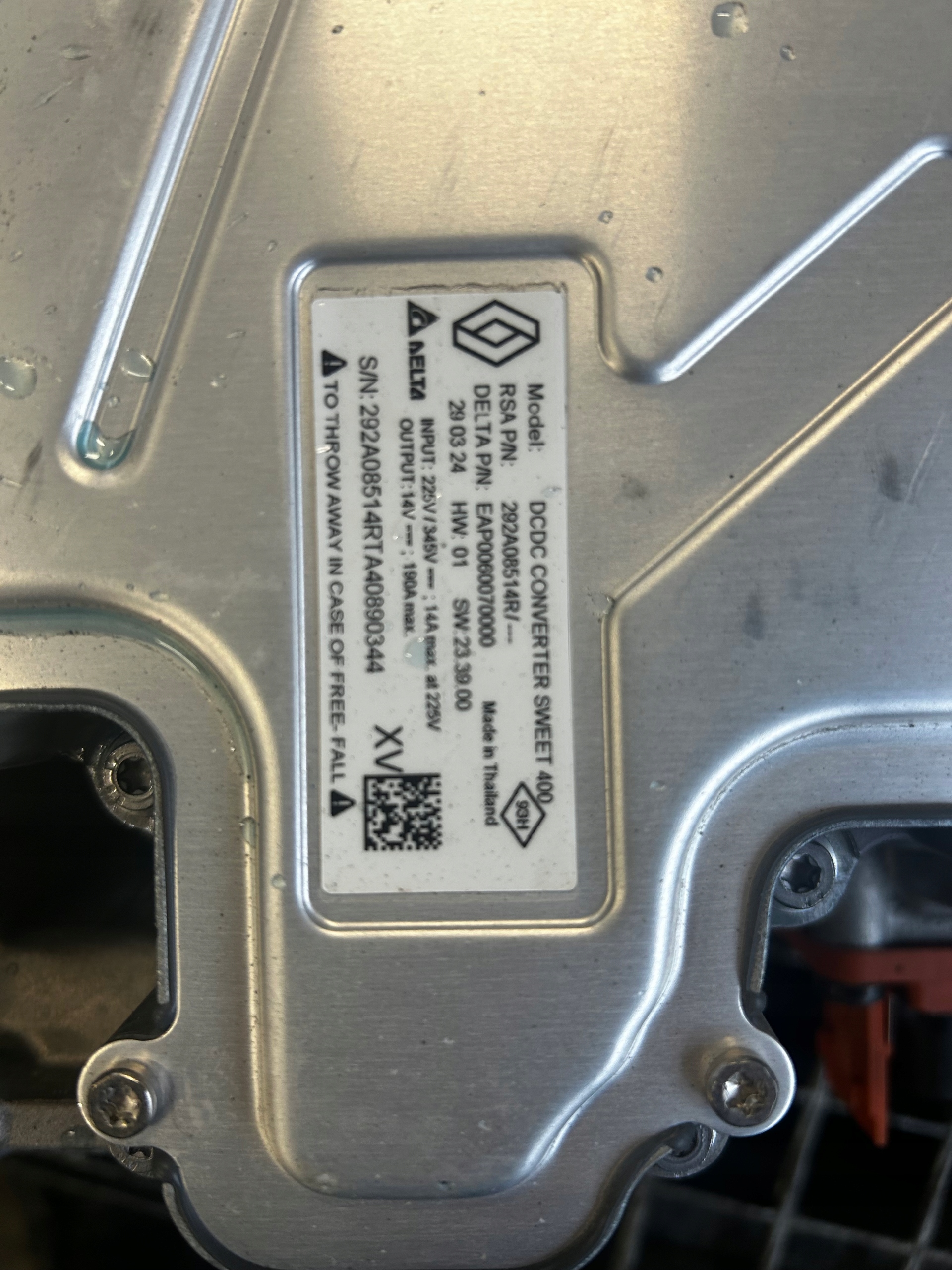 15R. INWERTER control unit KONWERTER 292A08514R