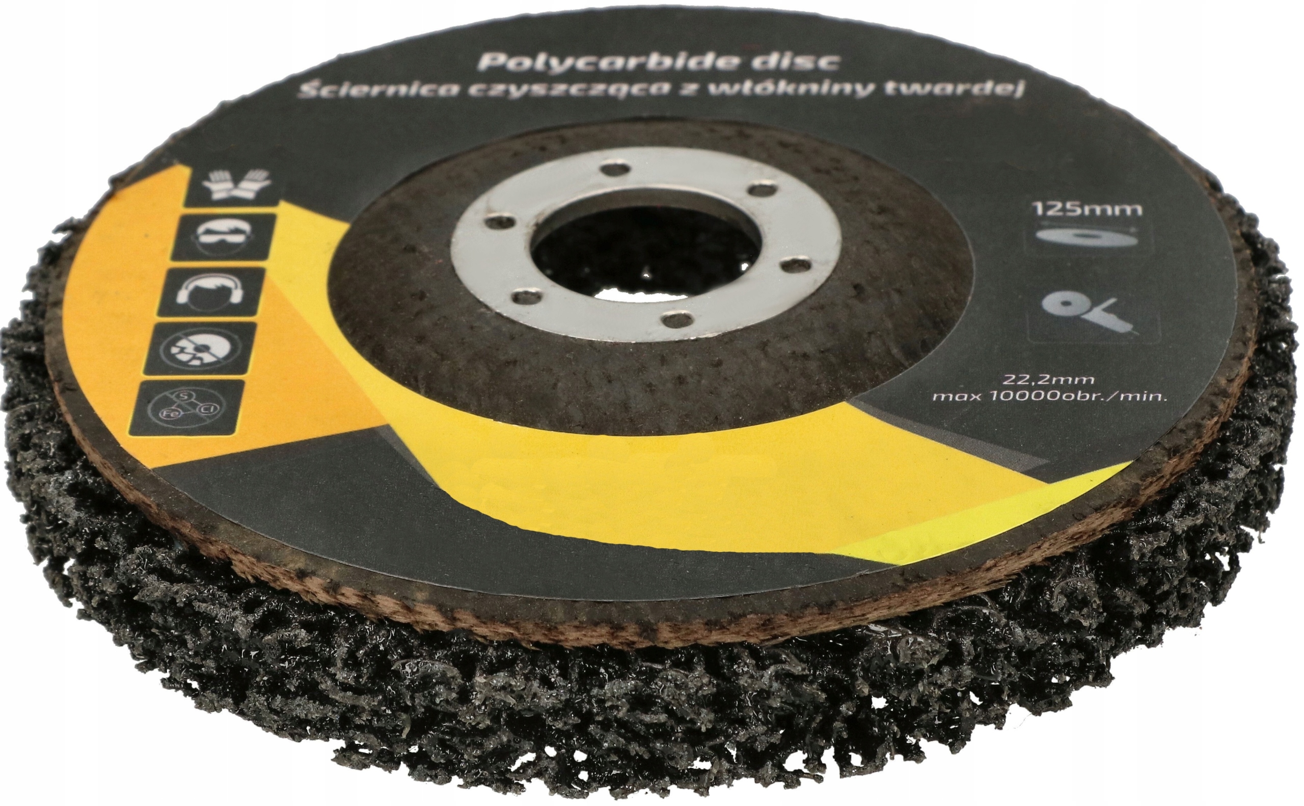 ŚCIERNICA 125MM TARCZA CZYSZCZĄCA WŁÓKNINA TWARDA