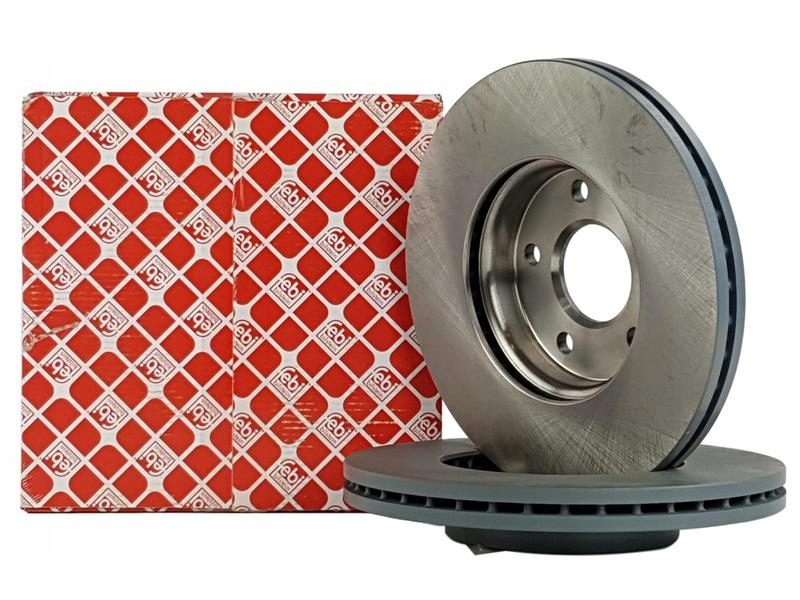ДИСКИ FEBI + ПЕРЕДНИЕ КОЛОДКИ FORD FOCUS MK2 II 278 ММ