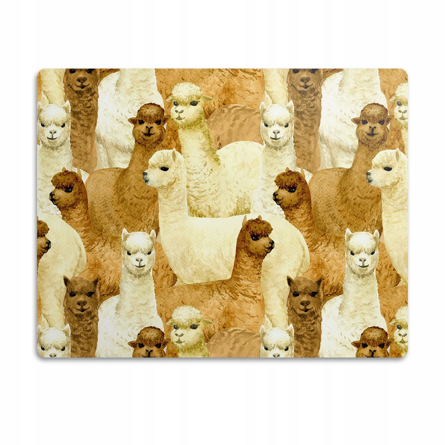 Levně Voděodolná podložka pod misku pro psa Alpaky 60x40 cm