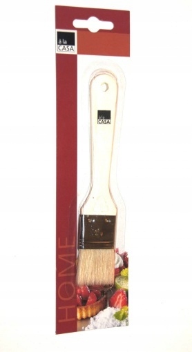 

Drewniany pędzel do wypieków włosie naturalne