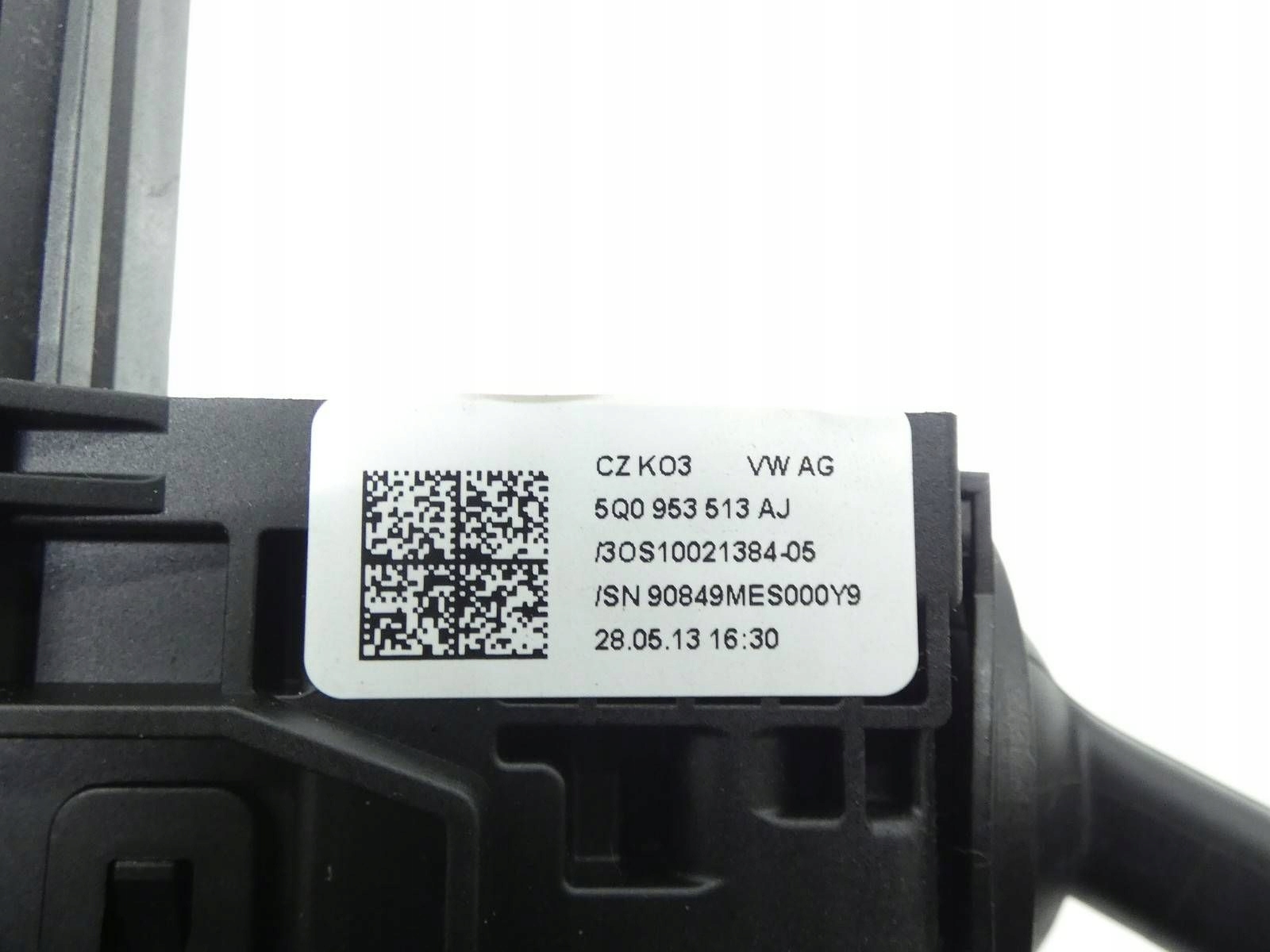 DEVIO LUCI TERGICRISTALLO TERGI ANELLO airbag VOLANTE DEVIO LUCI DEVIO VW GOLF VI TOURAN e LIFT 5K0953549E