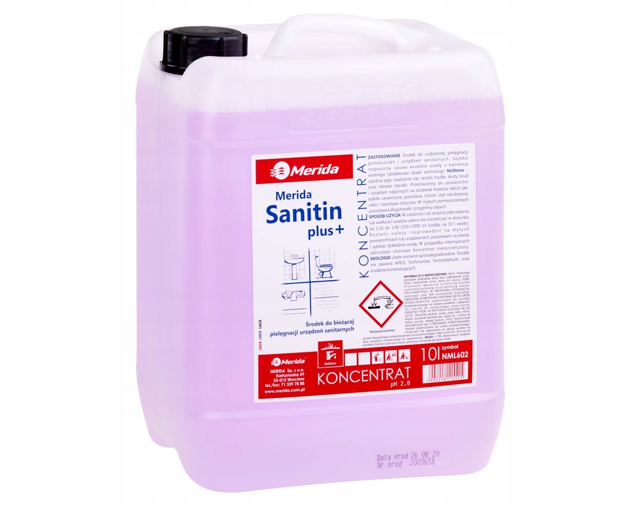 

Merida Sanitin Plus+ 10 Litrów Do Łazienki NML602
