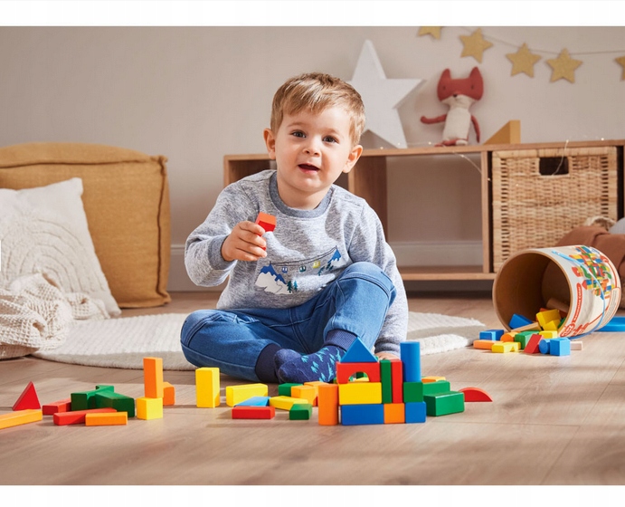 ZESTAW KLOCKÓW NIEMIECKA JAKOŚĆ DREWNO LITERKI Płeć chłopcy dziewczynki