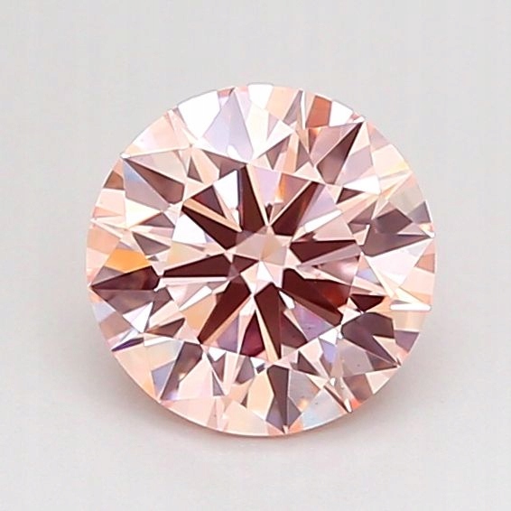 Diament laboratoryjny kolorowy 1.01ct ROUND Fancy Vivid Pink VVS2 (NONE)