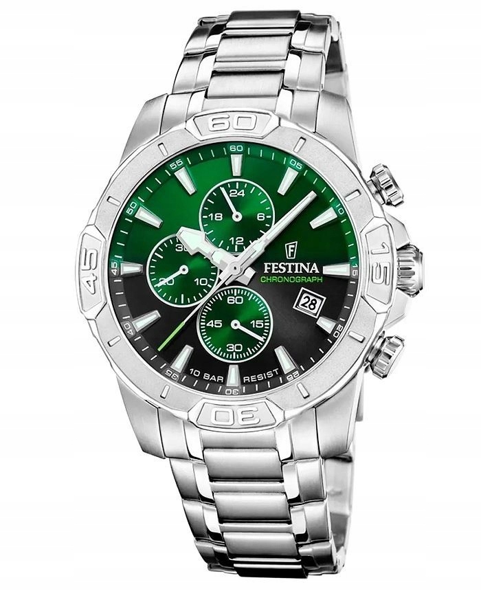 Pánské Hodinky Festina Timeless Chrono F20704/5 45,00 mm 10ATM