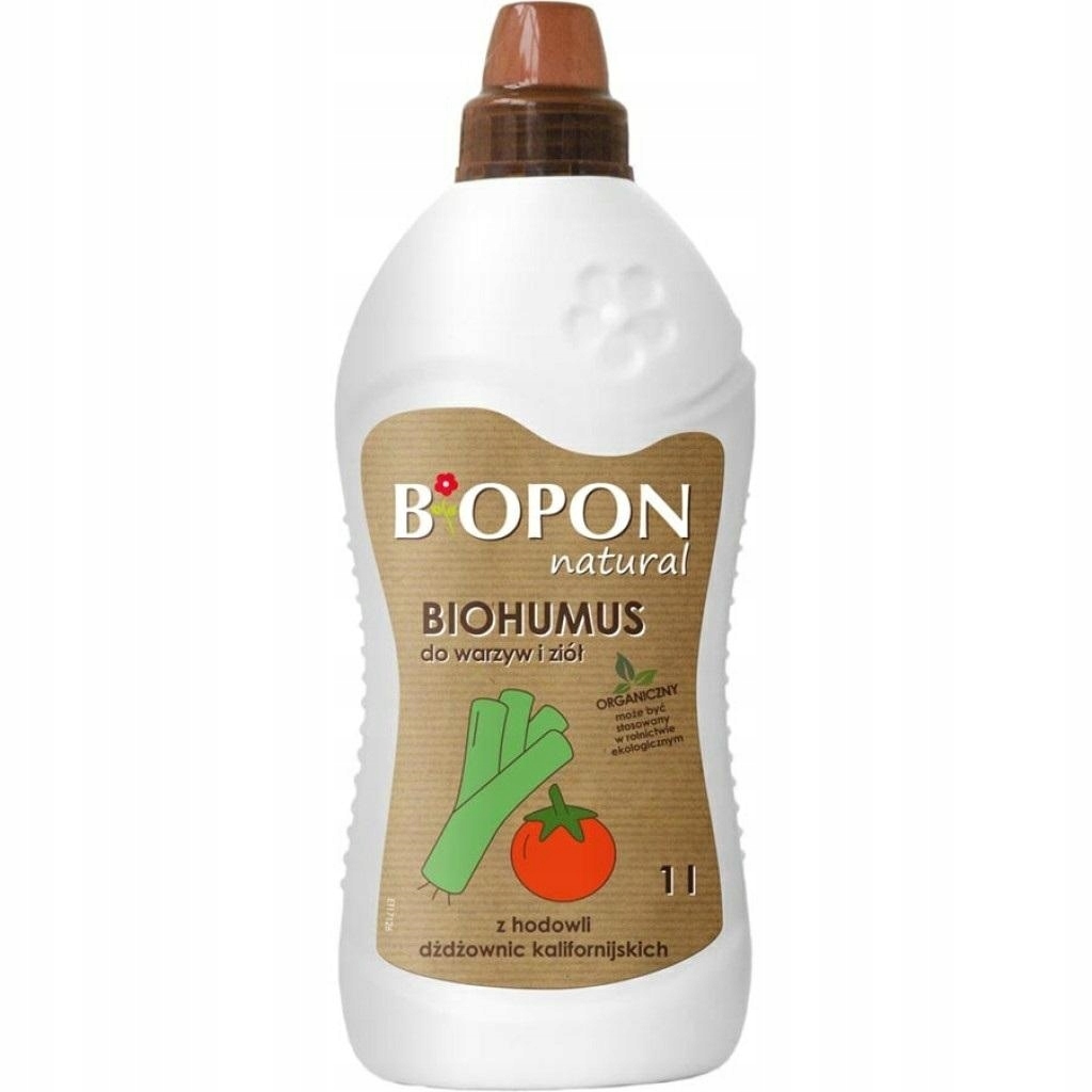 

Biopon Natural Biohumus do warzyw i ziół 1 l