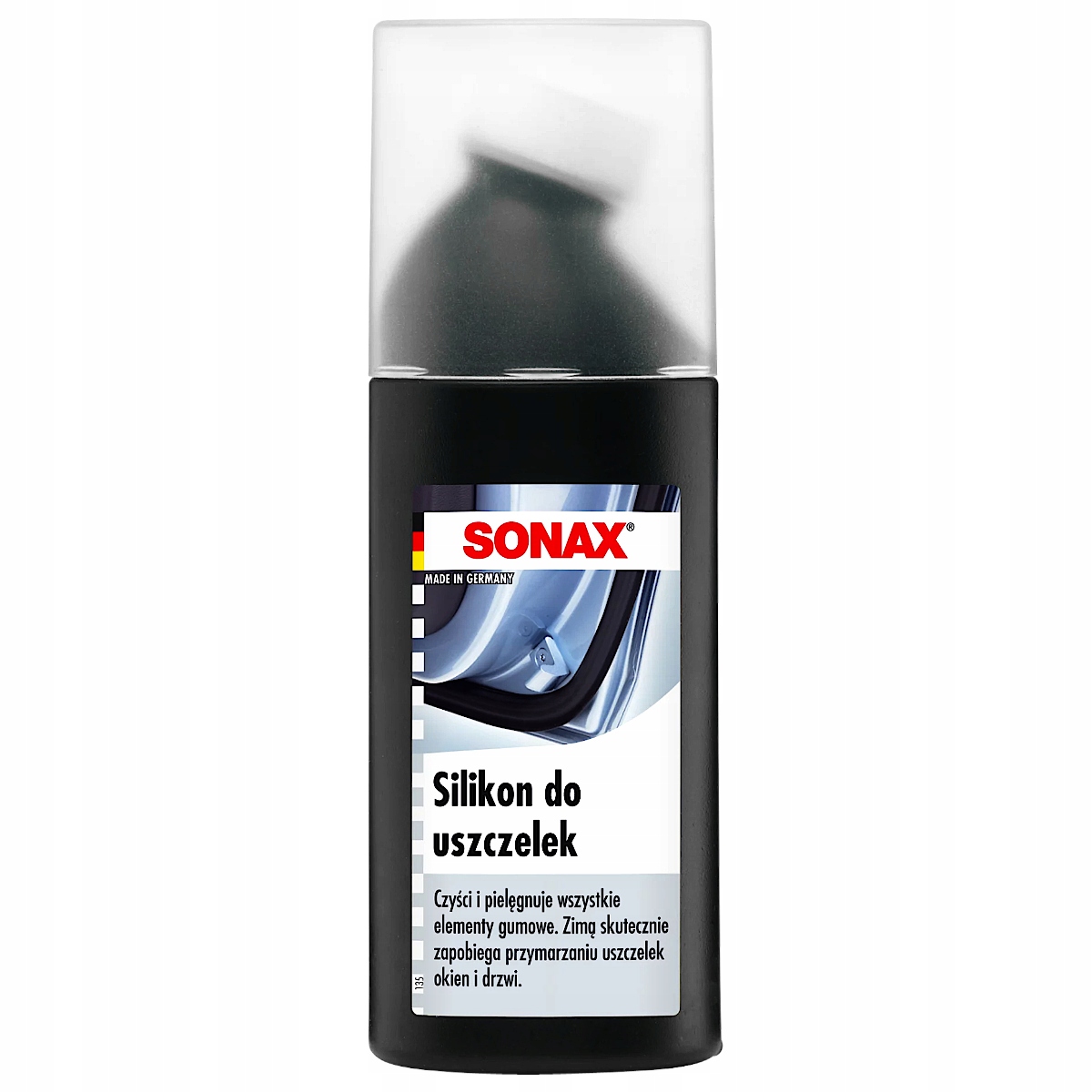 Sonax Silikon do uszczelek samochodowych gumowych 100ml aplikator z gąbką