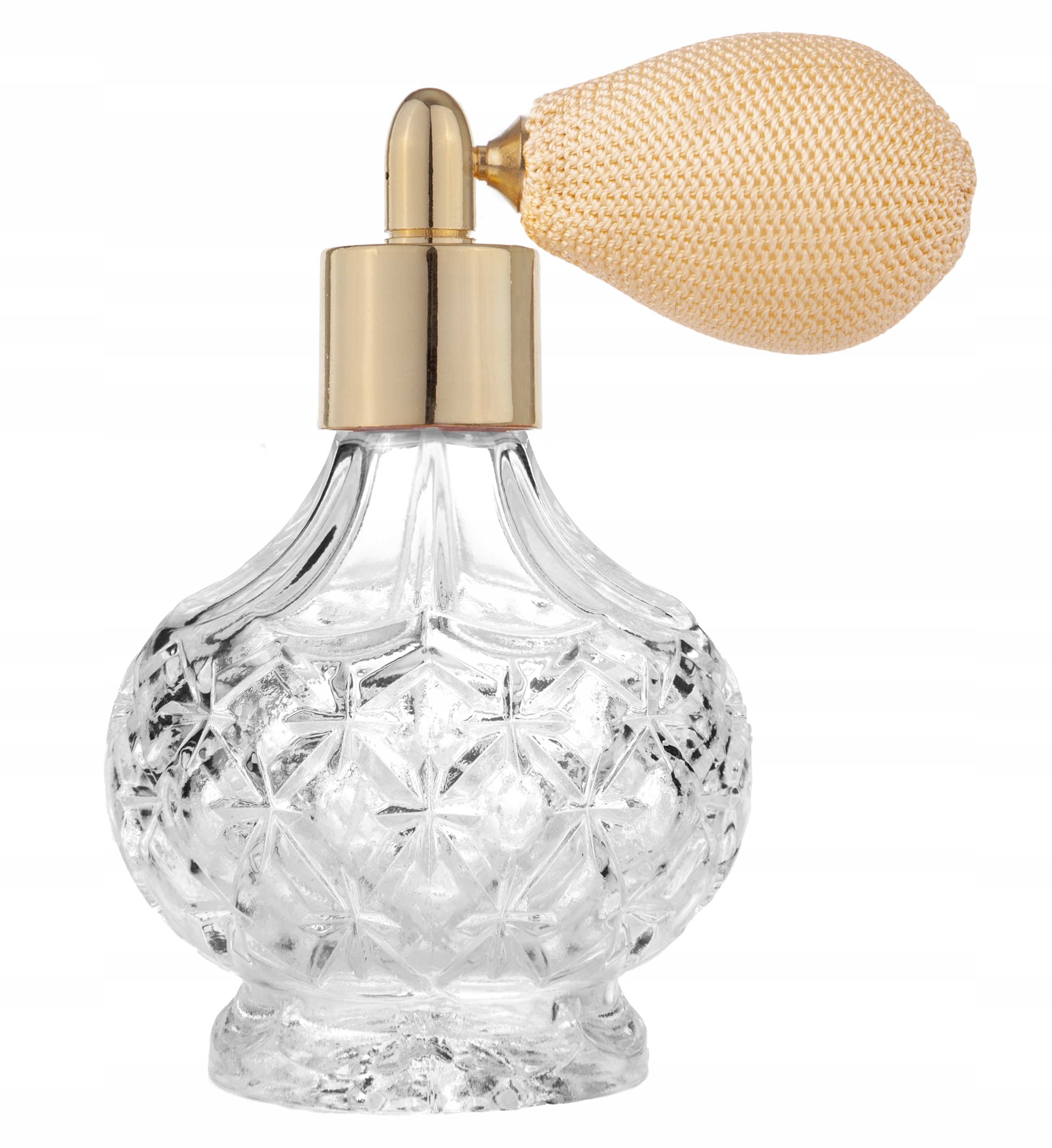 FLAKON SZKLANY NA PERFUMY Z POMPKĄ - 85 ML! GRATIS TESTER!