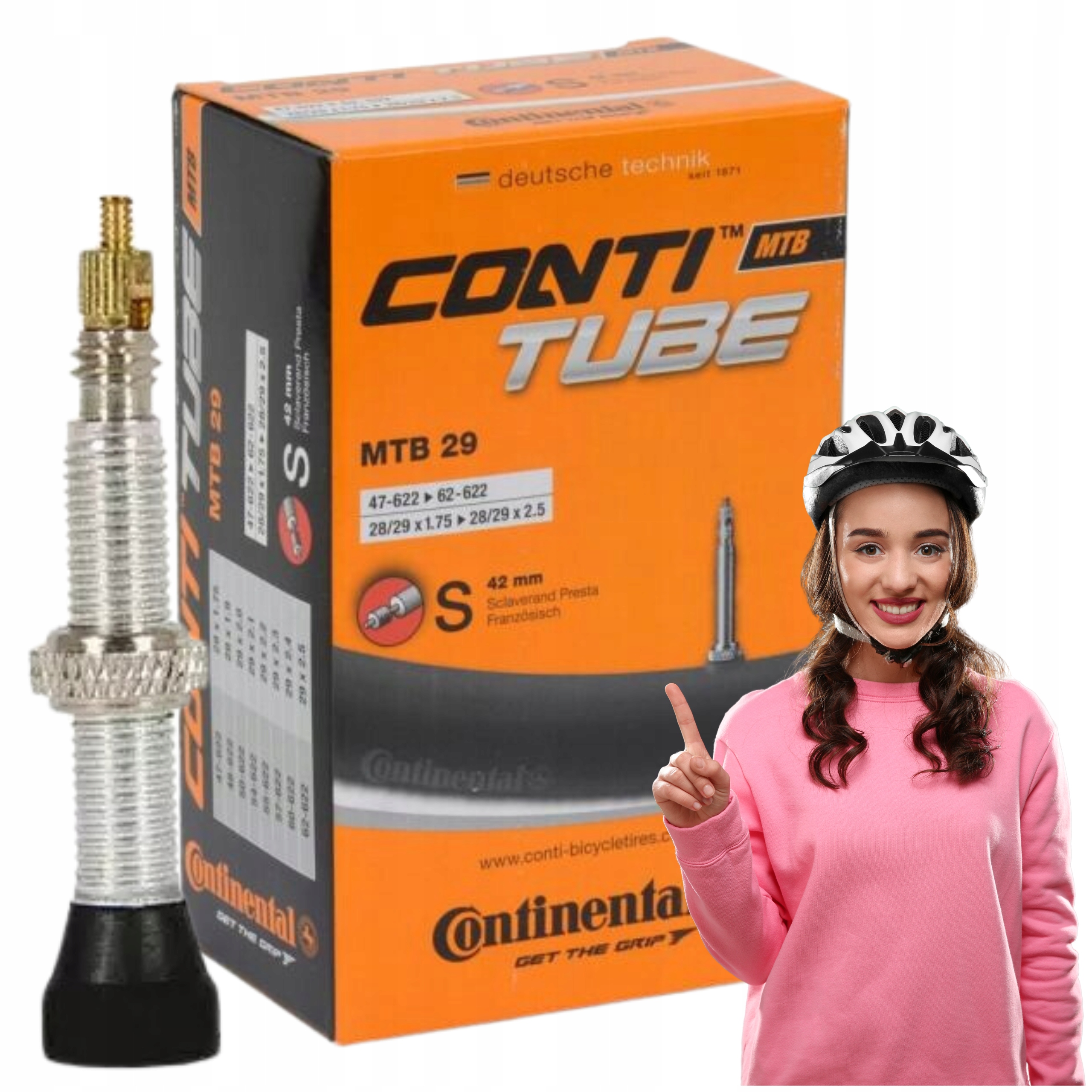Dętka Continental Mtb 29 z wentylem Presta 42mm