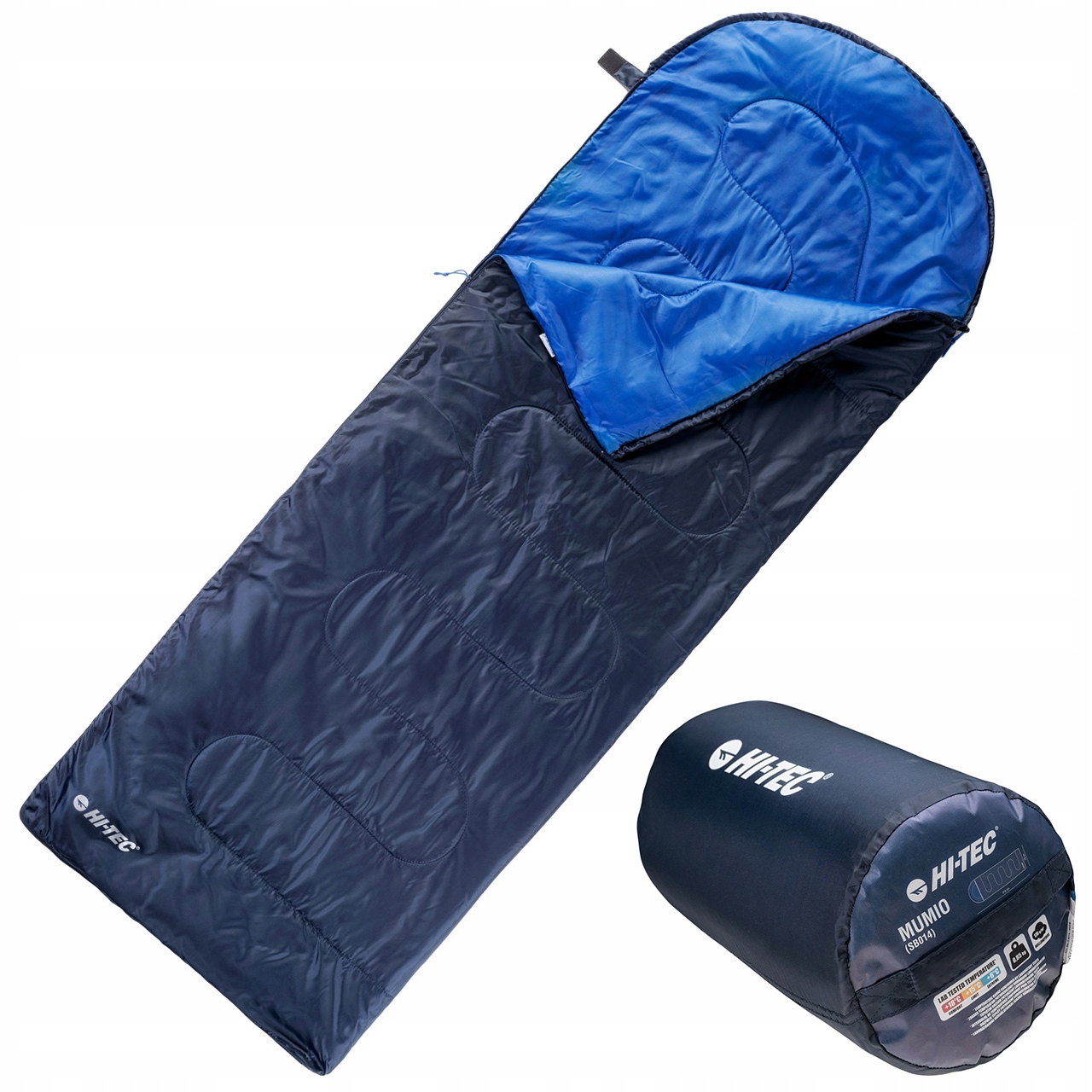 Śpiwór Turystyczny Mumia Hi-tec Mumio Temp. Extreme:+6 Comfort:+18 210x75cm