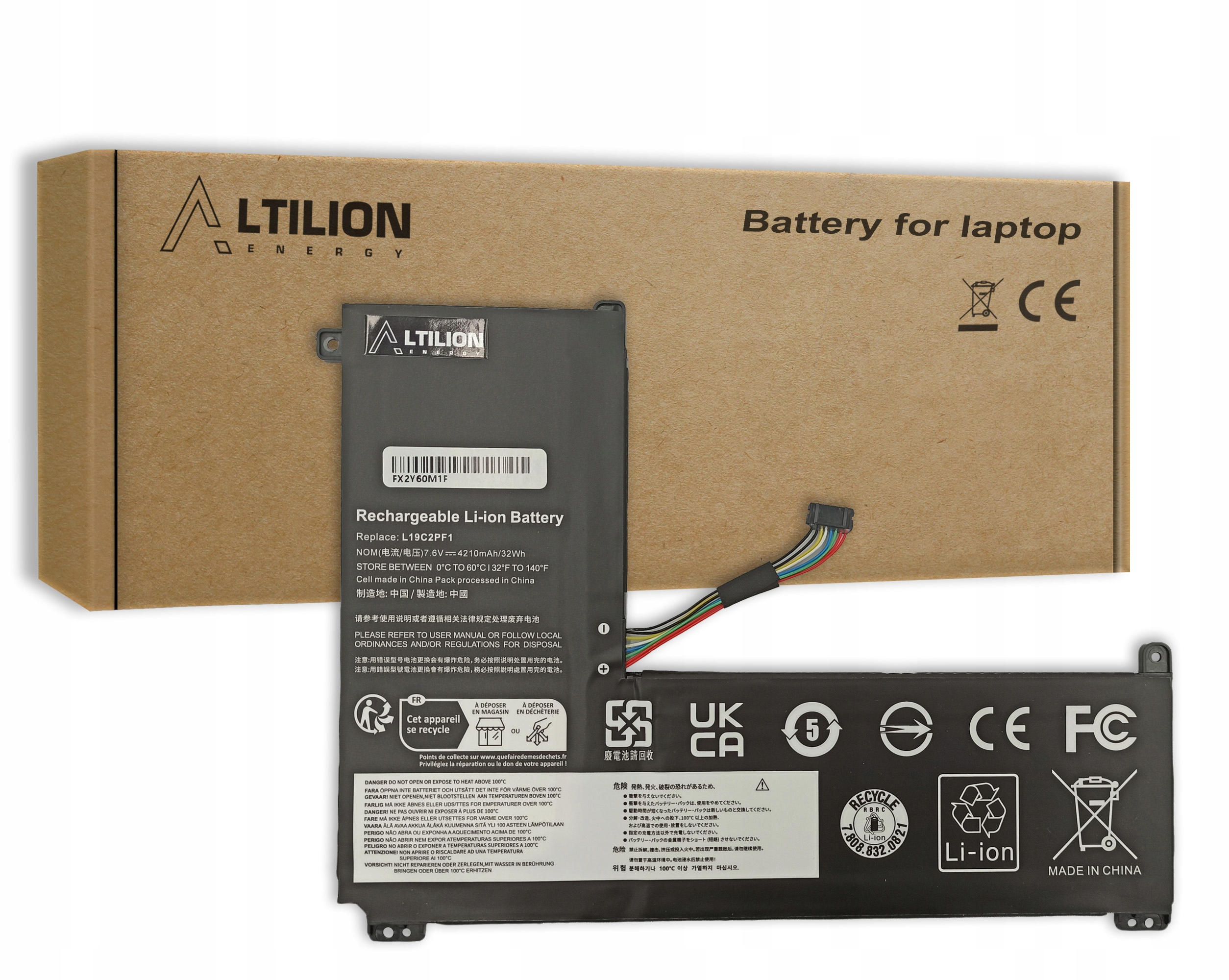 Batéria L19C2PF1 L19L2PF1 pre Lenovo IdeaPad 1-11IGL05 1-14IGL05