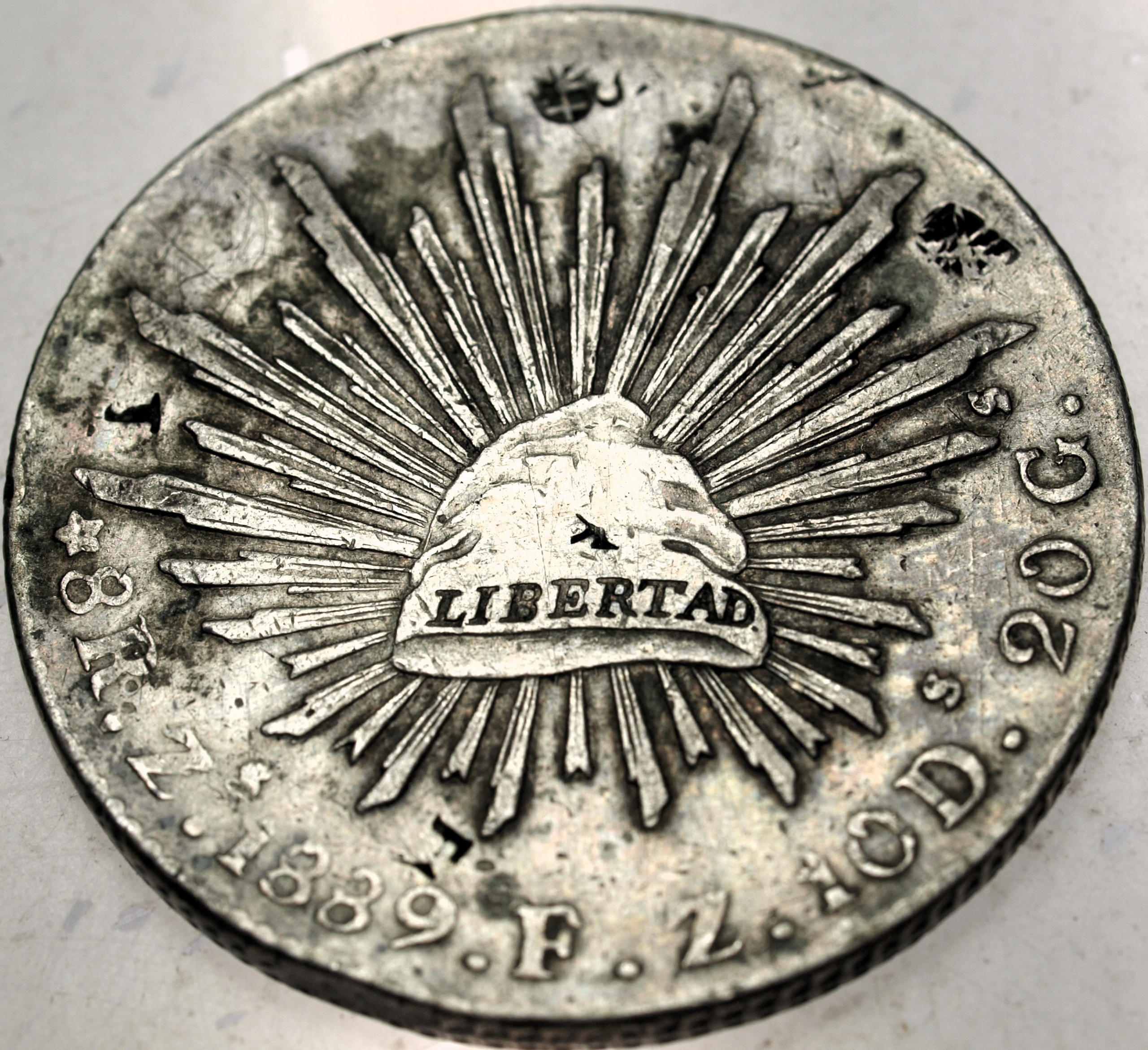 Meksyk 8 reali 1889 SREBRO