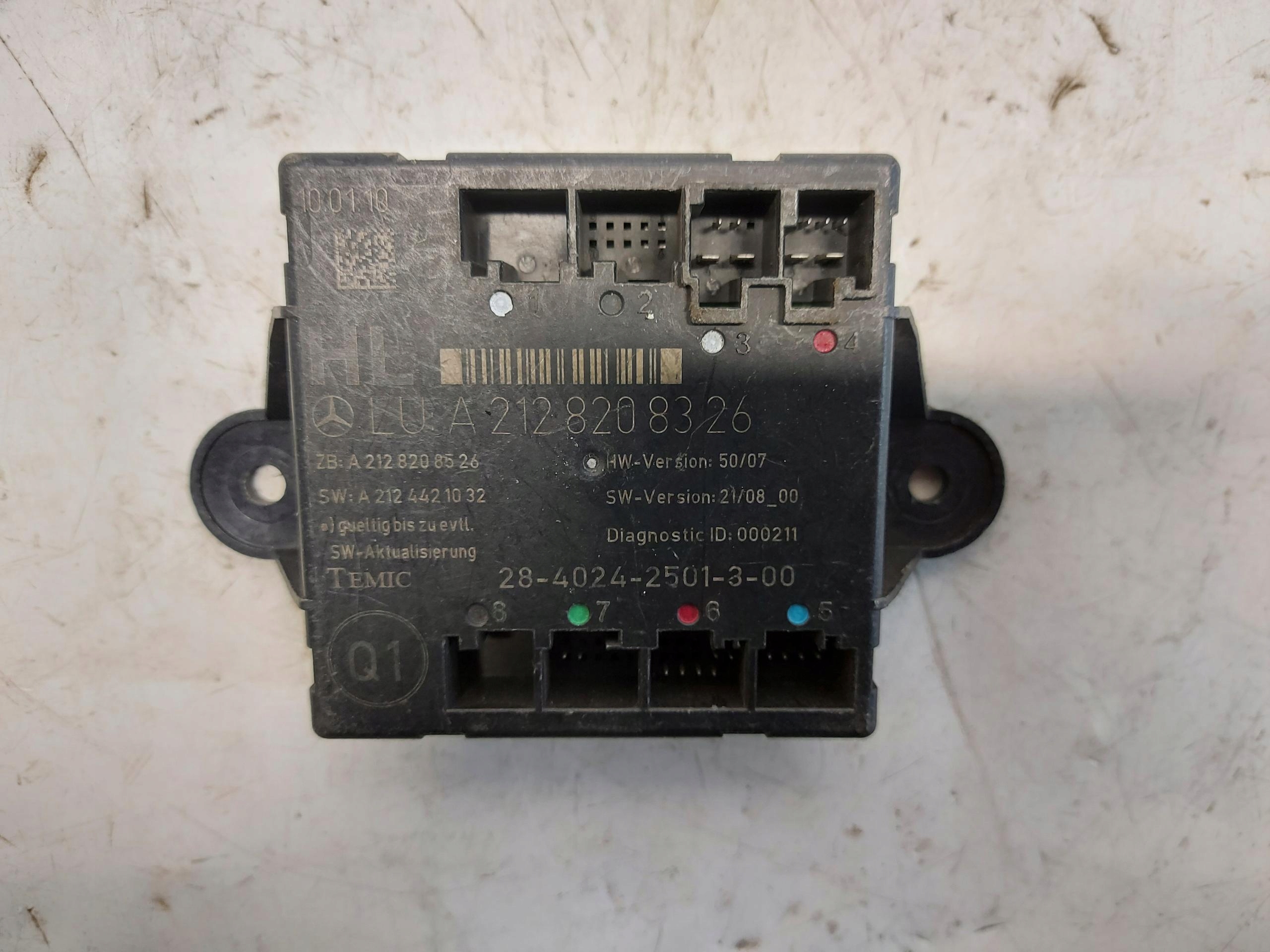 Mercedes W212 module control unit door A2128208326