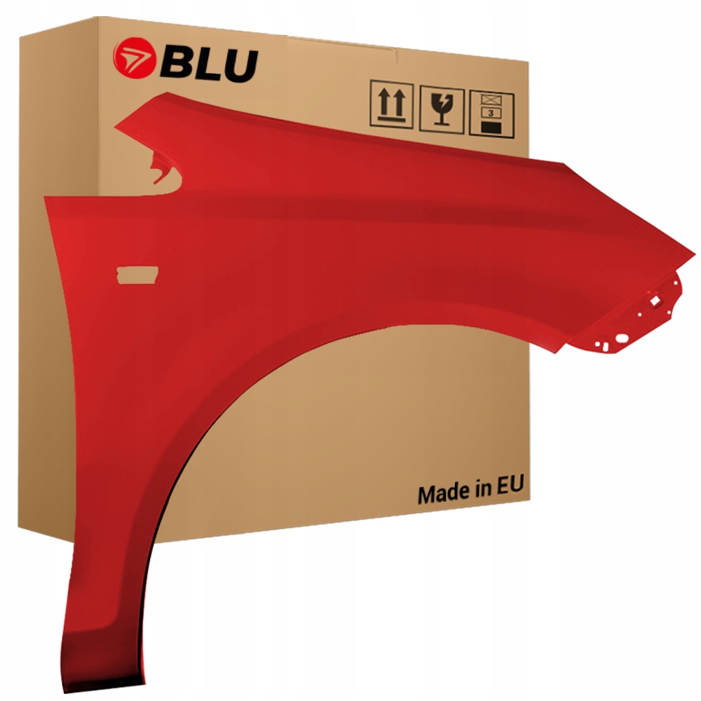 Blu Blatník Opel Corsa D Z547 pravý červený 06-14 přední pozink MagmaRot