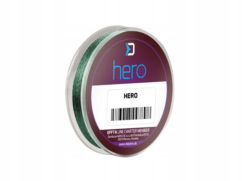 Delphin Hero 8 zielony 0,22mm 17,7kg 15m