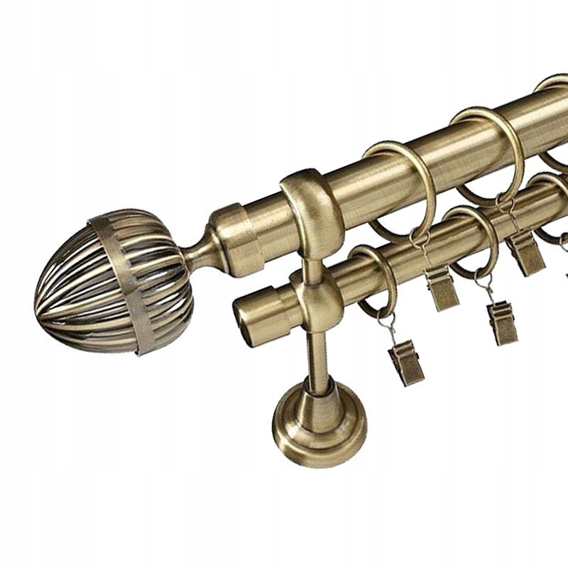 

Gotowy Karnisz z cichymi żabkami 300 cm 25+19 mm