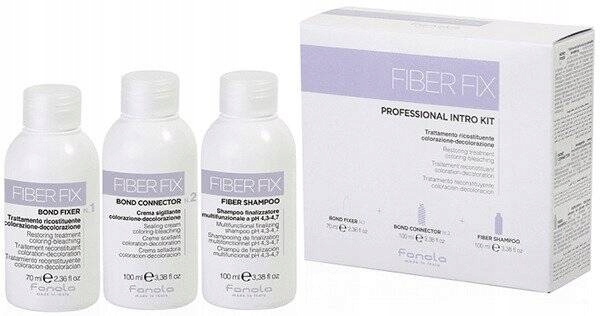 Fanola Fiber Fix Prof. Intro Kit 70+100+100 ml Pojemność 270 ml