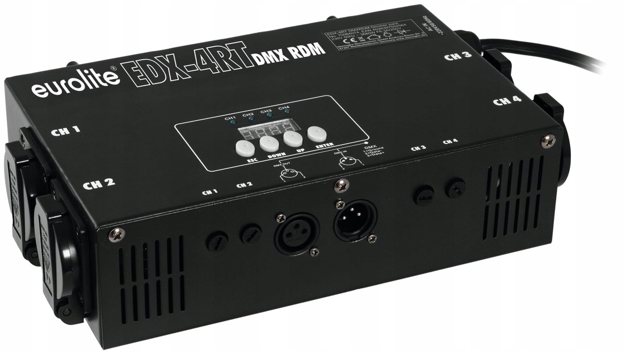 Sterownik dimmer DMX Eurolite EDX-4RT EAN (GTIN) 4026397554564