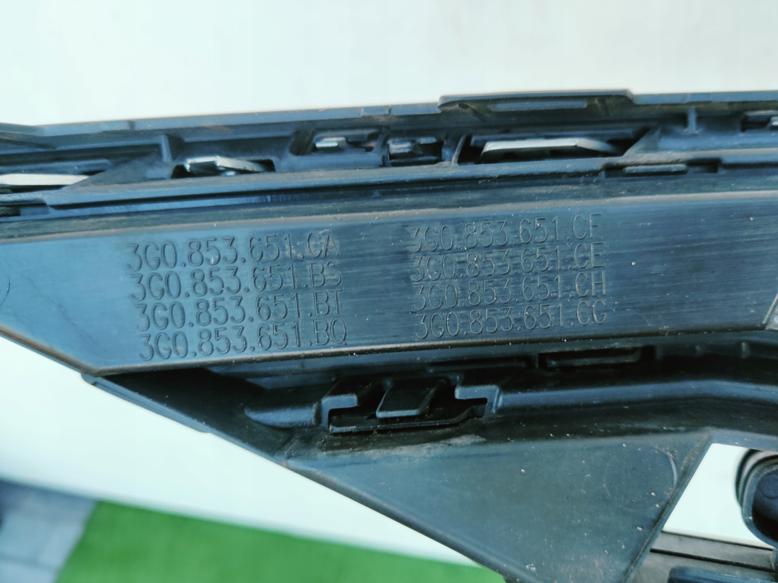VW Passat B8 Kühlergrill FRONTGRILL Kühlergitter 3G0853653P - Thumbnail 6