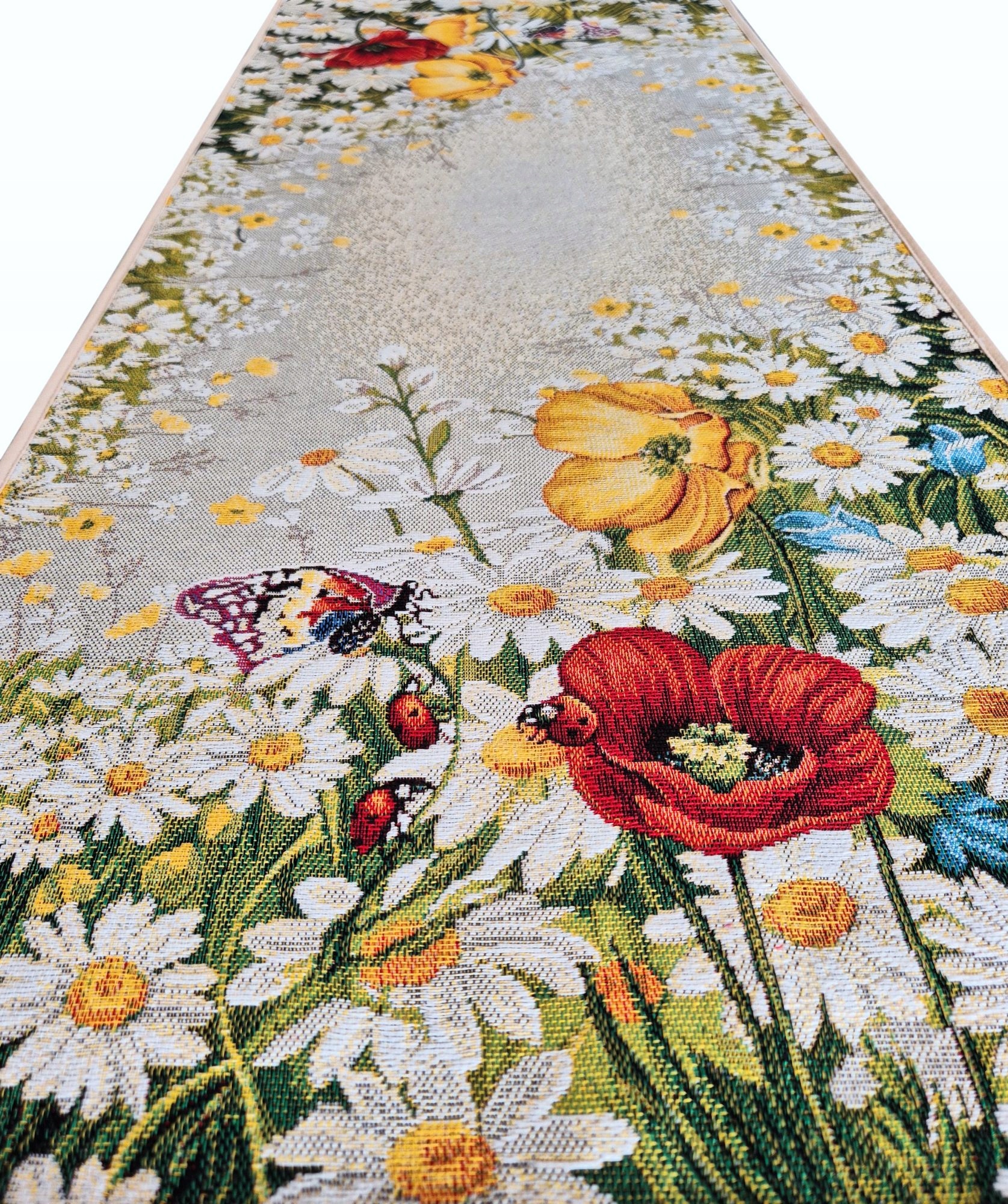 45x140 cm bieżnik gobelinowy w kwiaty łąka Różne solidna tkanina