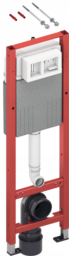 Stelaż Podtynkowy Do Wc Ze Spłuczką Base Ultra Wąski 320 mm Tece 1120 mm