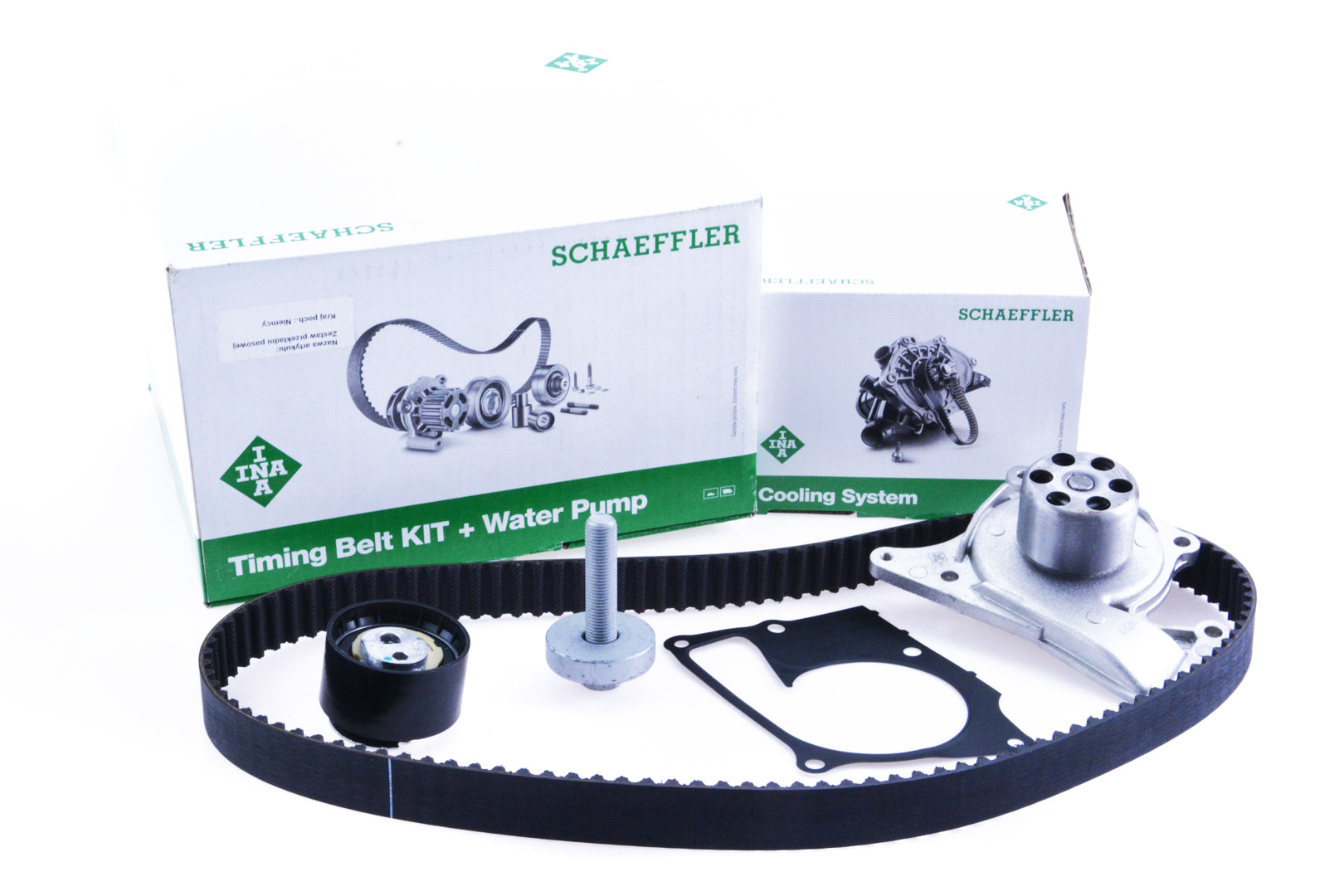 Шаффлер INA 530 0607 30 Насос водна + комплект РЕМЕНЯ rozrzadu