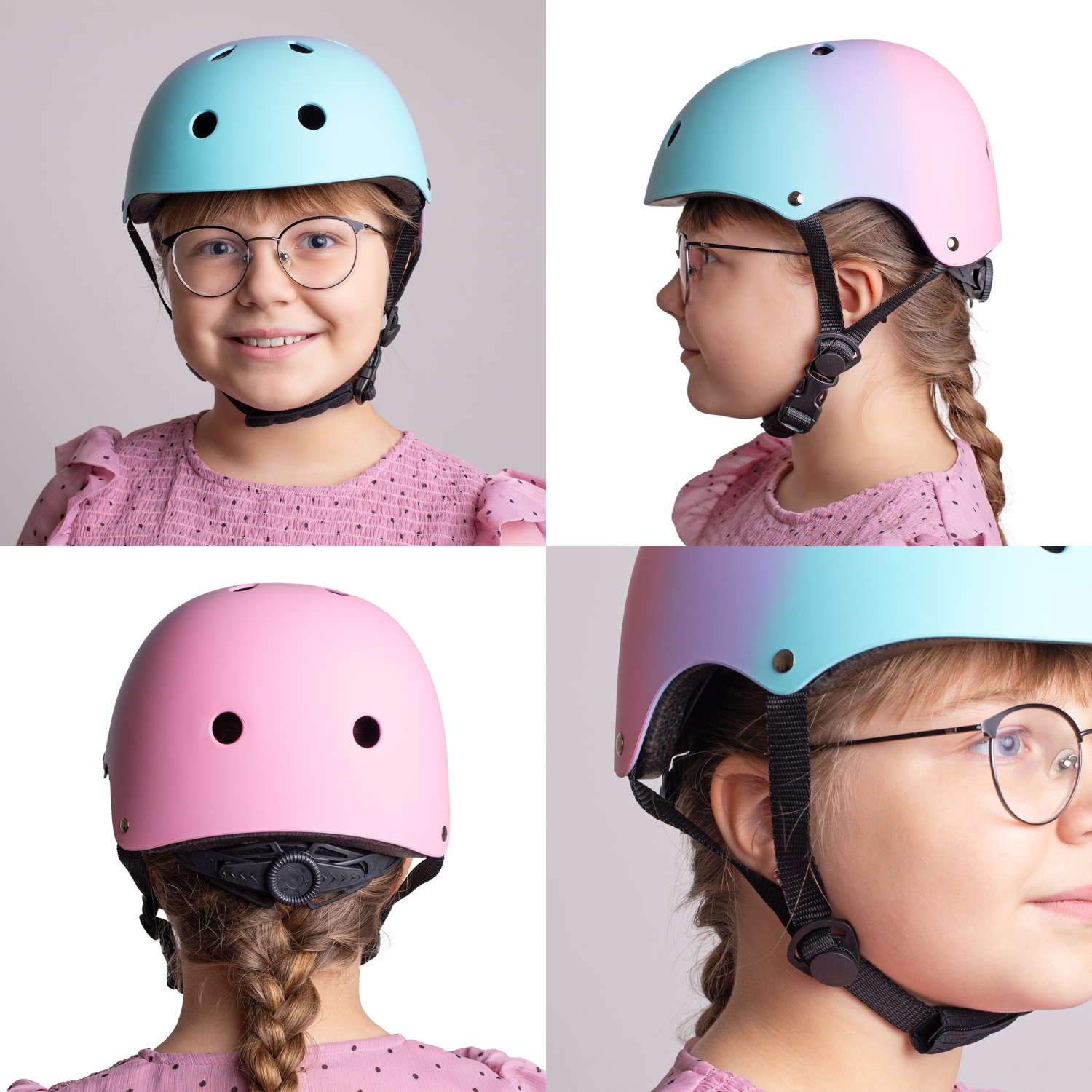 KASK ROWEROWY OCHRONNY DZIECIĘCY REGULOWANY ROLKI HULAJNOGĘ DLA DZIECI S Marka inna