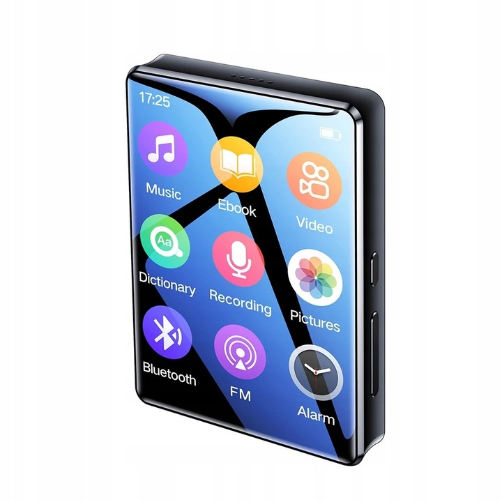 MP3 Přehrávač MP4 2.4" Ips Dotykový Bluetooth 5.0 Sluchátka Microsd