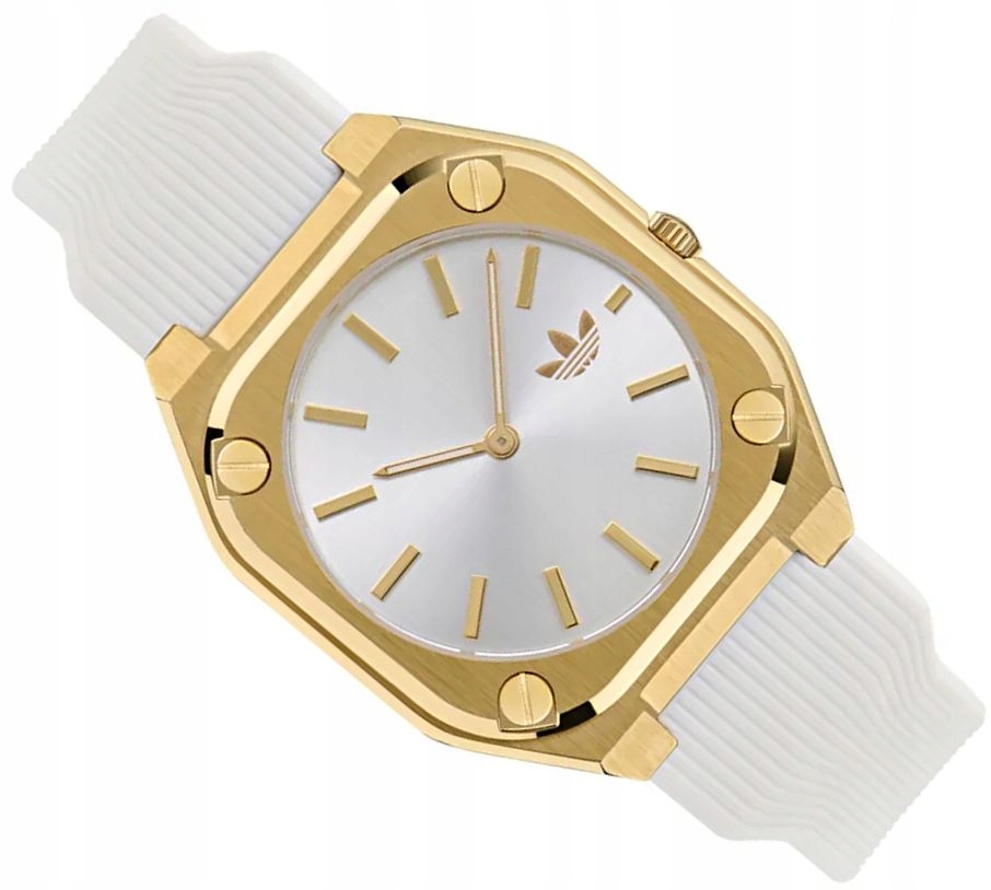Originální Sportovní Hodinky Adidas Originals AOFH24003 Zlato-stříbrné Slim