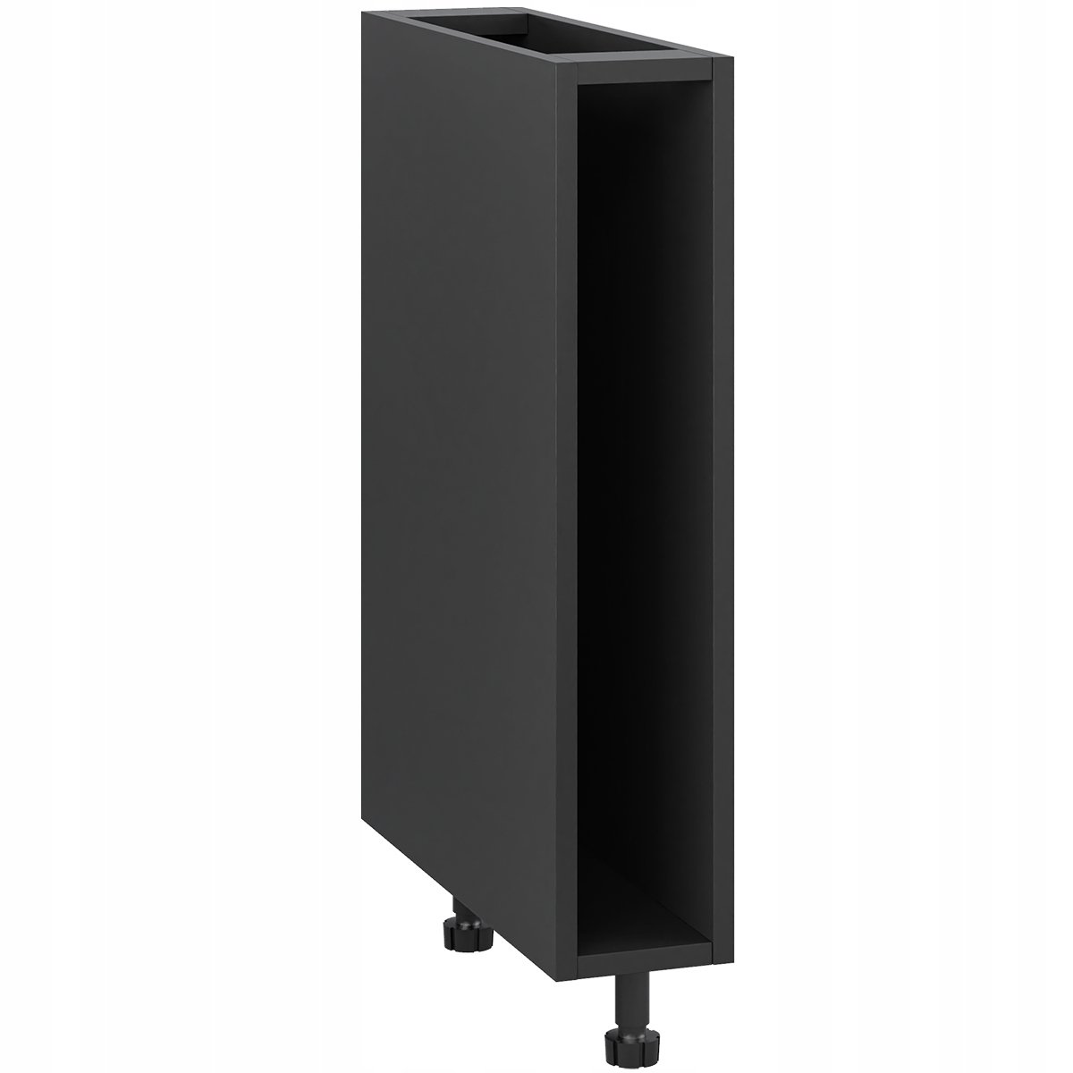 Korpusová spodní kuchyňská skříňka pod cargo 15/82 s příslušenstvím, černá