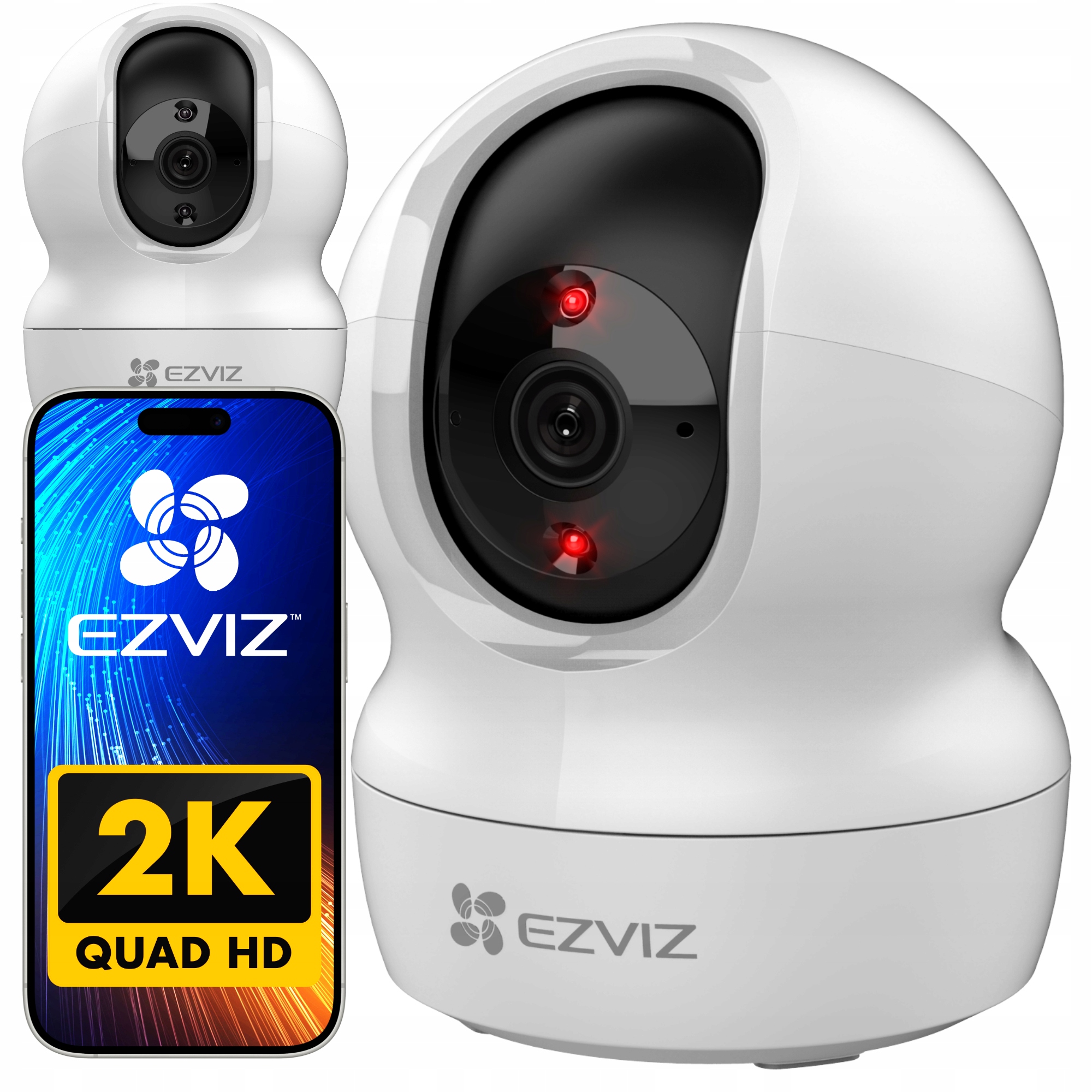 Kamera WiFi Obrotowa Detekcja Niania CP1 4MP Aplikacja Zdalny Dostęp