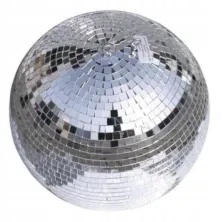 Zrcadlová koule 30 cm stříbrná závěsná disko koule na párty