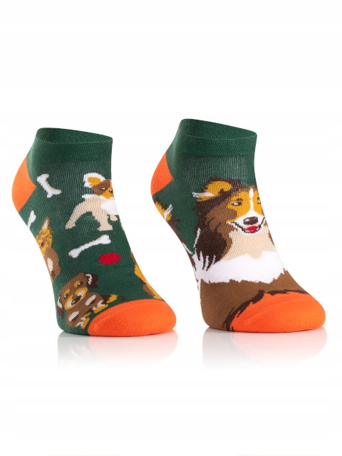Stopki TODO SOCKS Dogs Low Pieski Kości 39-42 Marka inna