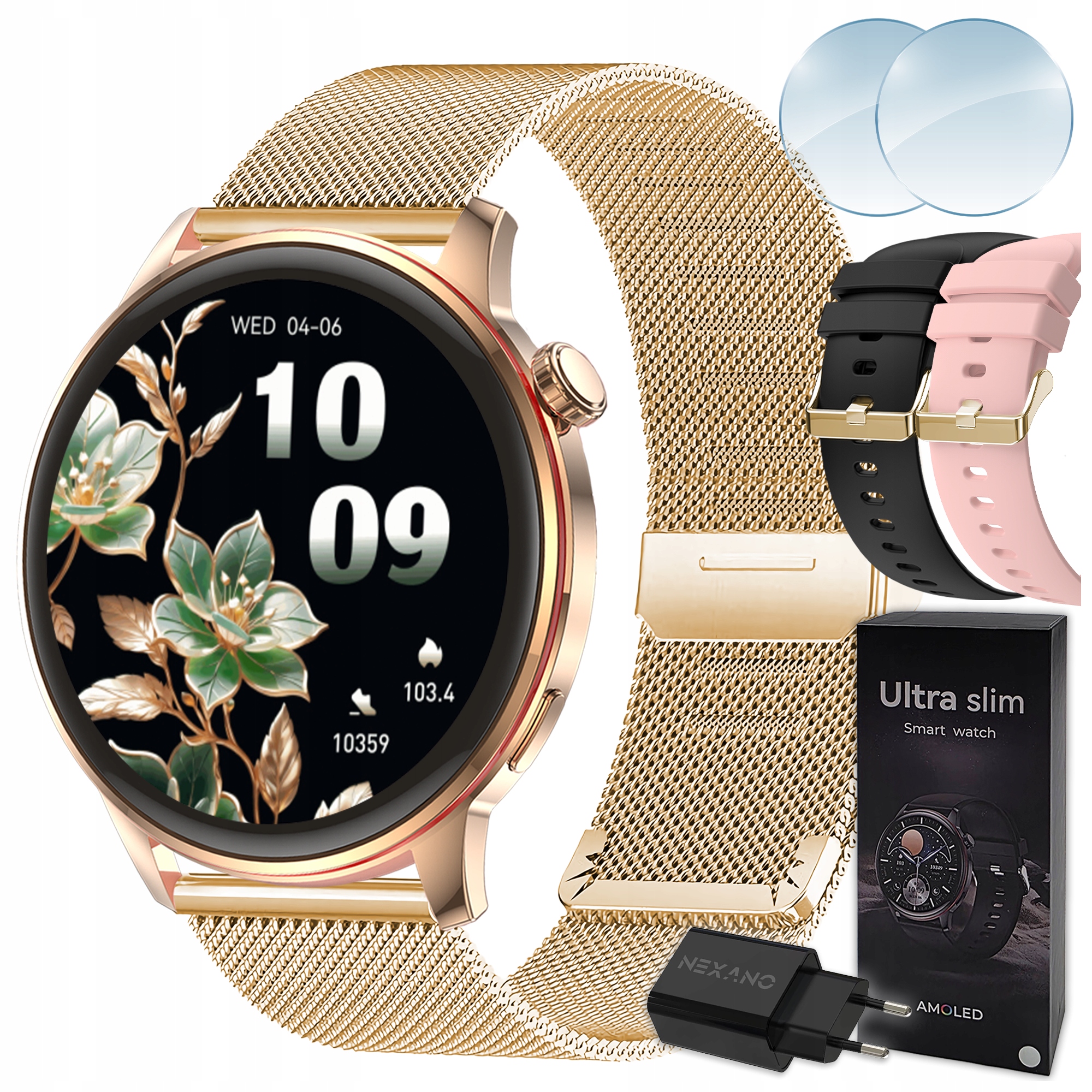 Smartwatch Dámske Hodinky Smart Watch Rozhovory Menu Poľské Zdravie 3 Pruhy