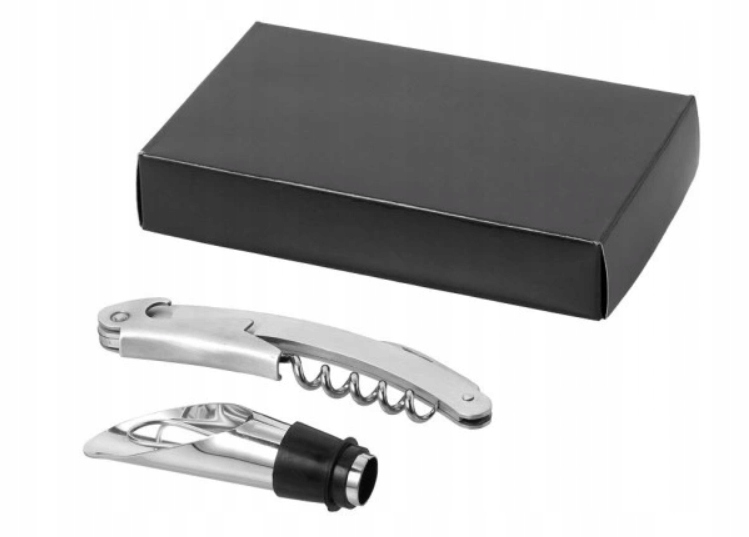 

Zestaw Do Wina Win Korkociąg Otwieracz Lejek Box